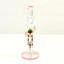 Sense Glass Straight Waterpipe With Inline Perc - 12 Inch - Water Beads - WPSC2471