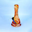Glass Waterpipe 6 Inch - Ray-K-10 - Assorted Colors - Price Per Piece - WPRT10