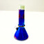 Glass Waterpipe 9 Inch - Ray-K-64 - Assorted Colors - Price Per Piece - WPRT31