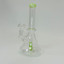 WPLG106 - 8 Inch Waterpipe With Donut Perc - Green