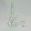 WPLG106 - 8 Inch Waterpipe With Donut Perc - Green