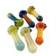 Fumed Colors Handpipe 4 Inch - Assorted Designs - Price Per Piece - HPAG7