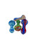 Handpipe 2.5" Inch Full Twisting Assorted Color - 4 Piece Per Pack