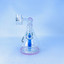 Helios - 6 Inch Glass Waterpipe - Pyramid With Ricky Perc and Banger
