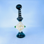 Waterpipe 8" Inches - Bent Neck With Double Dot and Horn Perc - Green