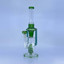 Recycler Waterpipe With Double Showerhead Perc - 13 Inch - WPAG140