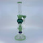 Color Rim Waterpipe With Hive Showerhead Prec - 12 Inch - WPAG147