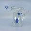 Waterpipe - 8 Inch - Telescope With Showerhead Perc - Blue