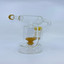 Waterpipe - 8 Inch - Telescope With Showerhead Perc - Yellow