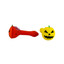 Pumpkin Jack O'Lantern Halloween Handpipe - 5 Inch - 4 Counts Per Pack - Assorted - HPFC9