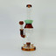 Color Rim Bell Waterpipe With Showerhead Perc - 12 Inch - WPAG161