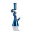 Sense Glass 17 Inch Kong Waterpipe Beaker With Zig-Zag Electroplated