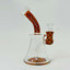 Bent Neck Wigwag Mini Waterpipe - 6 Inch - WPFC6