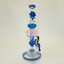 Honey Bee Waterpipe With Showerhead Perc - 12 Inch - WPVC160-Pink Purple