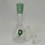 Slime Mouthpiece Waterpipe With Donut Perc - 9 Inch - WPTS15