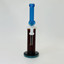 WPAG171 - Waterpipe 11.5 Inches - Straight With UFO Showerhead Perc-Blue/smok