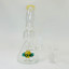 Waterpipe Beaker with Colored Mouthpiece and Shower Head Perc - 6.5 Inch - WPTG46
