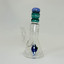Helios Glass Waterpipe Beaker with Character Showerhead Perc - 7 Inch - WPTG103