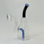 Helios Glass Waterpipe - 8" inch Bent Neck With inline and Banger Perc - Assorted Colors