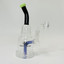 Helios Glass Waterpipe - 8" inch Bent Neck With inline and Banger Perc - Assorted Colors