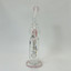 Helios Glass Waterpipe 14" inch - Bent Neck With double Perc - Lavender