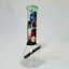 Waterpipe 12" Inch - Beaker With Colored Mouthpiece and Asst Design Tube and Glow in the Dark Base - Lightgreen/black