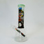 Waterpipe 12" Inch - Beaker With Colored Mouthpiece and Asst Design Tube and Glow in the Dark Base - Lightgreen/black