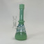 Waterpipe 8-Inch Beaker Full Colored With Showerhead Perc-Green