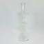 Waterpipe 18-inch Beaker 7mm With Zig-zag Clear