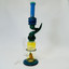 Waterpipe 17-inch Zong With Diablo Perc -BLUE/YELLOW
