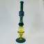 Waterpipe 17-inch Zong With Diablo Perc -YELLOW/GREEN
