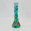 14-Inch Ocean 3D Beaker Waterpipe with 8-Arm Tree Perc