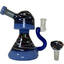 Waterpipe 6-inchs Reversal Art Zig Zag With Inline Perc-Blue