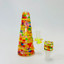 Waterpipe 6.5  Inches - Christmas Tree With Water Beads- Glow in the Dark-Yellow