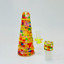 Waterpipe 6.5  Inches - Christmas Tree With Water Beads- Glow in the Dark-Yellow