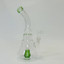 8-inch Waterpipe With Bend Neck & Perc-Green