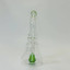 8-inch Waterpipe With Bend Neck & Perc-Green