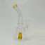 8-inch Waterpipe With Bend Neck & Perc-Yellow