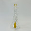 8-inch Waterpipe With Bend Neck & Perc-Yellow