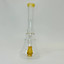 8-inch Waterpipe With Bend Neck & Perc-Yellow