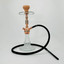 Luxor Shisha Hookah- 1 Hose -17 Inches-Double-Click Vase-smoke Blows Through the Second Adapter (MKA-097)-Pink