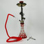 Zebra Hookah - Wildwest - 1 Hose - 22 Inches-Red