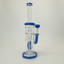 Waterpipe - Heavy Recycler With Hive Showerhead Perc - 13 Inches - (RH-175) -Blue