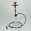 Luxor Shisha - Hookah - With Double-click Vase and Ball Diffuser - 1 Hose - 20 Inches - (MKA-110)-Silver