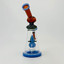 Telescopic Waterpipe - With Elephant Perc - 9 Inches - (RH-180)-Blue