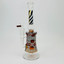 Hipster - Waterpipe with Showerhead Perc -11 Inches - LF034-AMBER