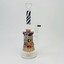 Hipster - Waterpipe with Showerhead Perc -11 Inches - LF034-AMBER