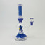  Silo Glass Waterpipe - 10 Inches - SILO106-Purple