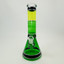 12 Inches - Waterpipe Beaker Colored With Ice Pincher