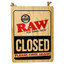 Raw - Open Sign Wood - 12 Inches X 16 Inches